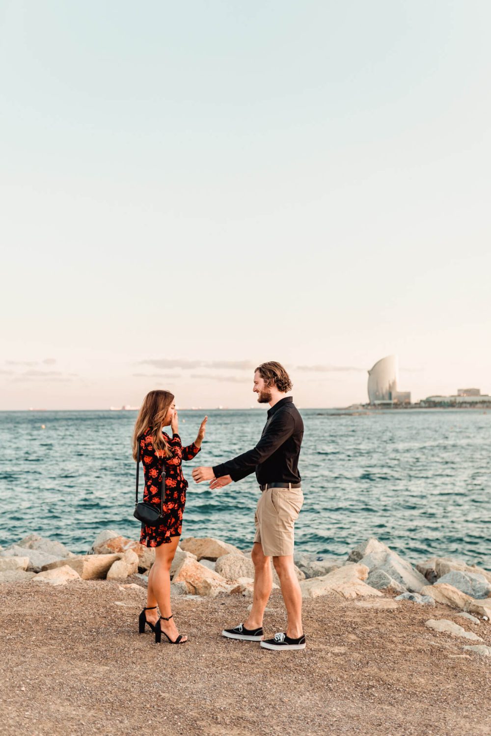 Marriage Proposal Barcelona Engagement