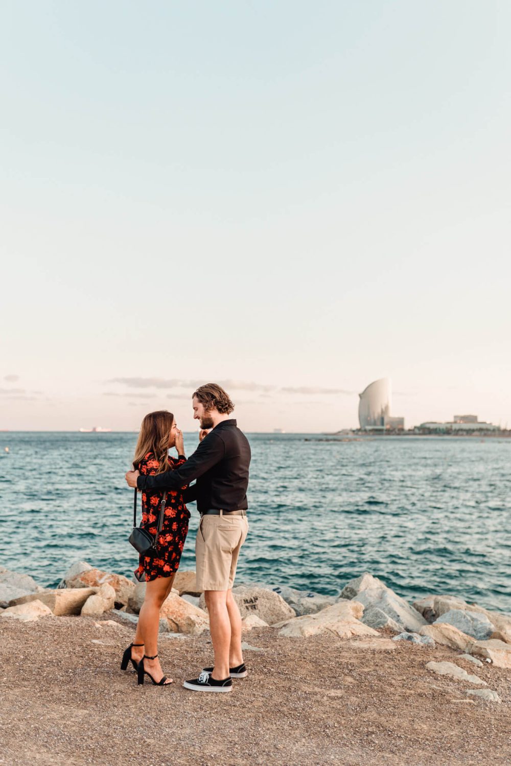 Pedida de Mano Sorpresa Compromiso Barcelona Playa