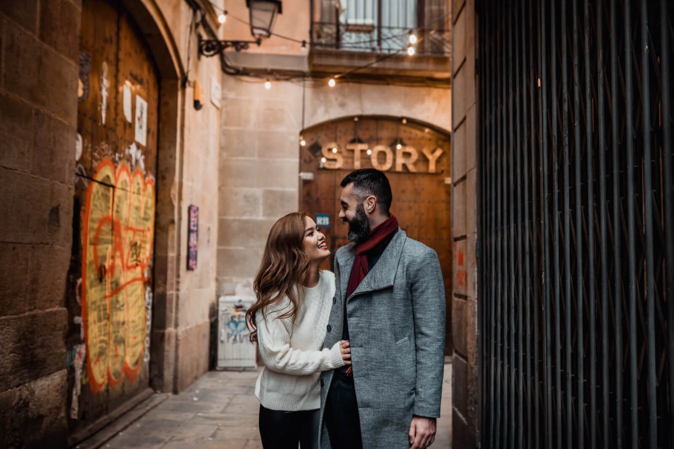 Sesion Pareja Elegante Editorial Barcelona
