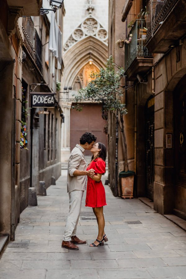 Sesion Preboda Barrio Gotico Barcelona