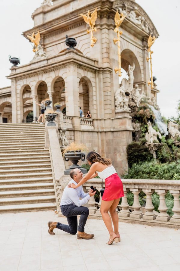 Pedida de mano Fotografo Barcelona