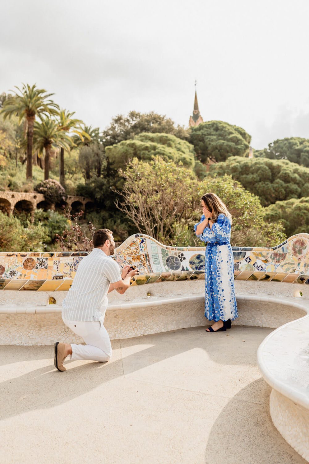 Pedida Mano Park Guell Barcelona