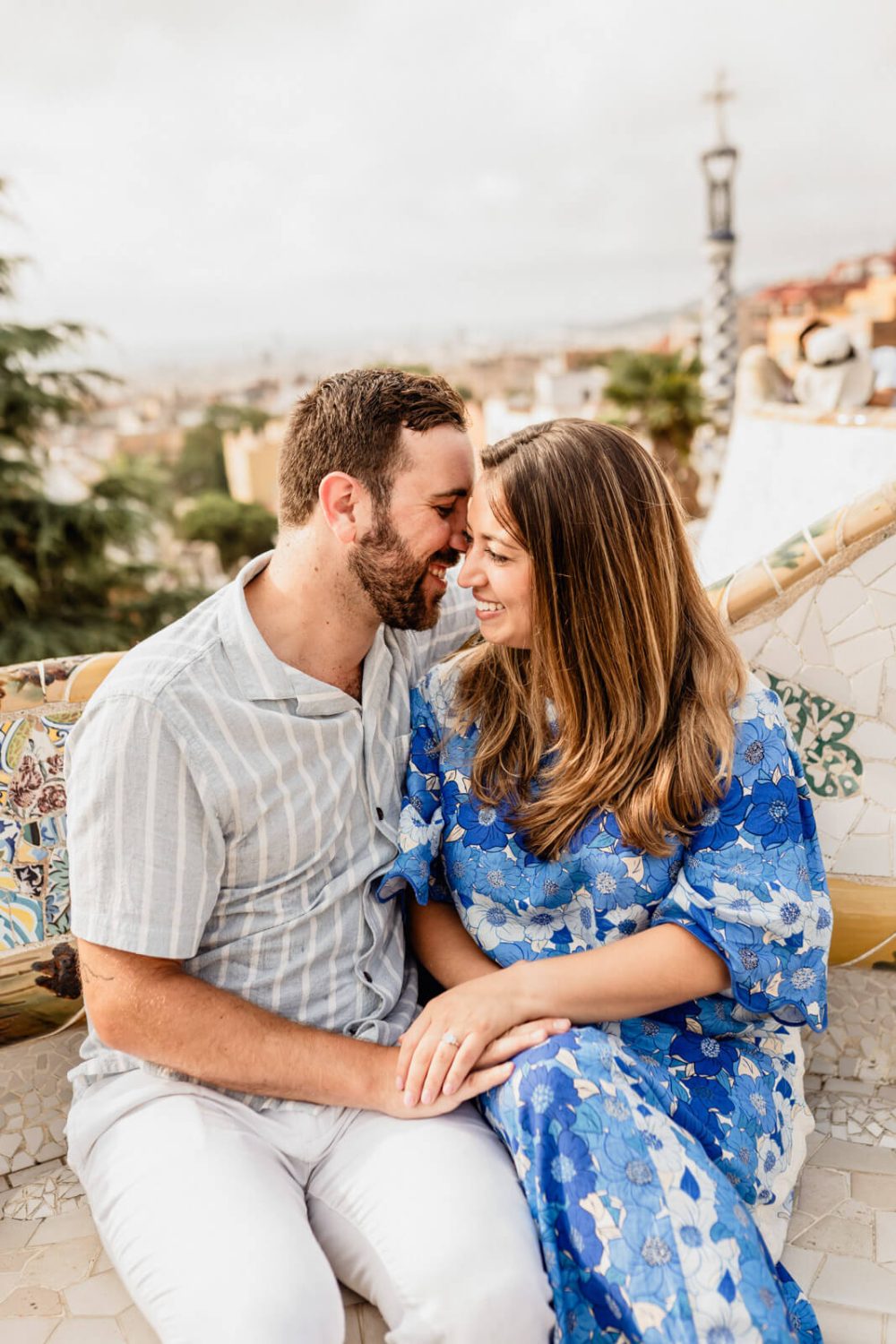 Pedida Mano Sorpresa Park Guell Barcelona