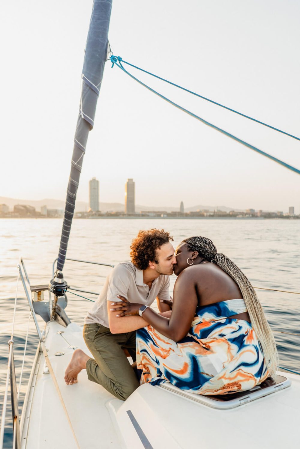 Pedida Mano Velero Fotografo Barcelona