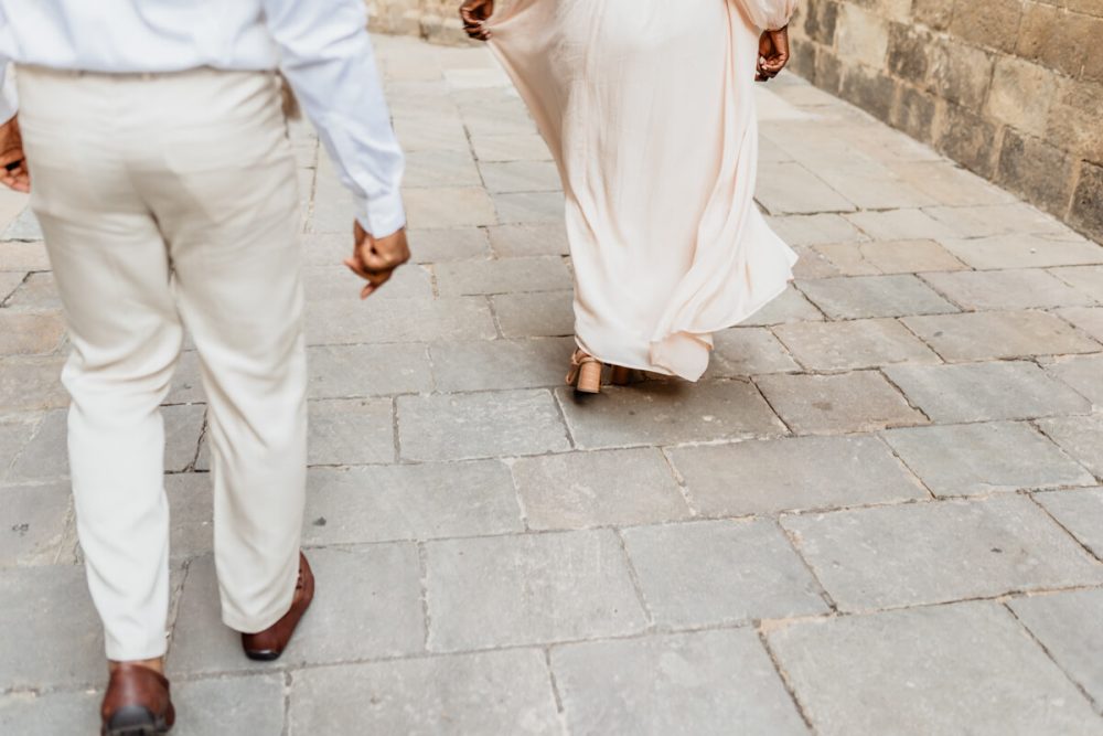 Gothic Quarter couple photoshoot