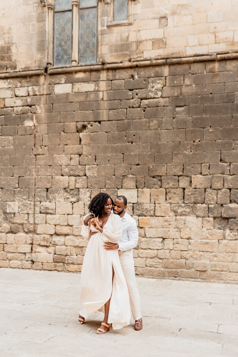 Gothic Quarter couple photoshoot
