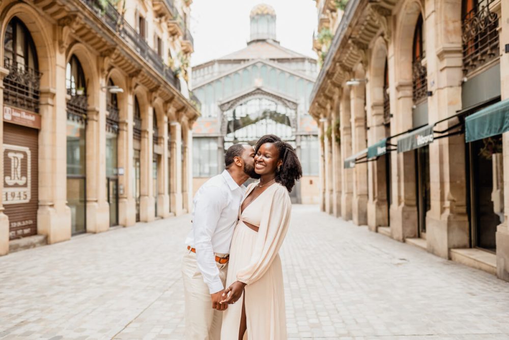 Romantic photoshoot in El Born