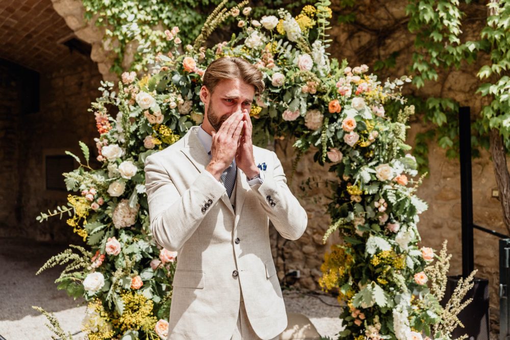 Elegant Wedding Ceremony La Baronia Spain