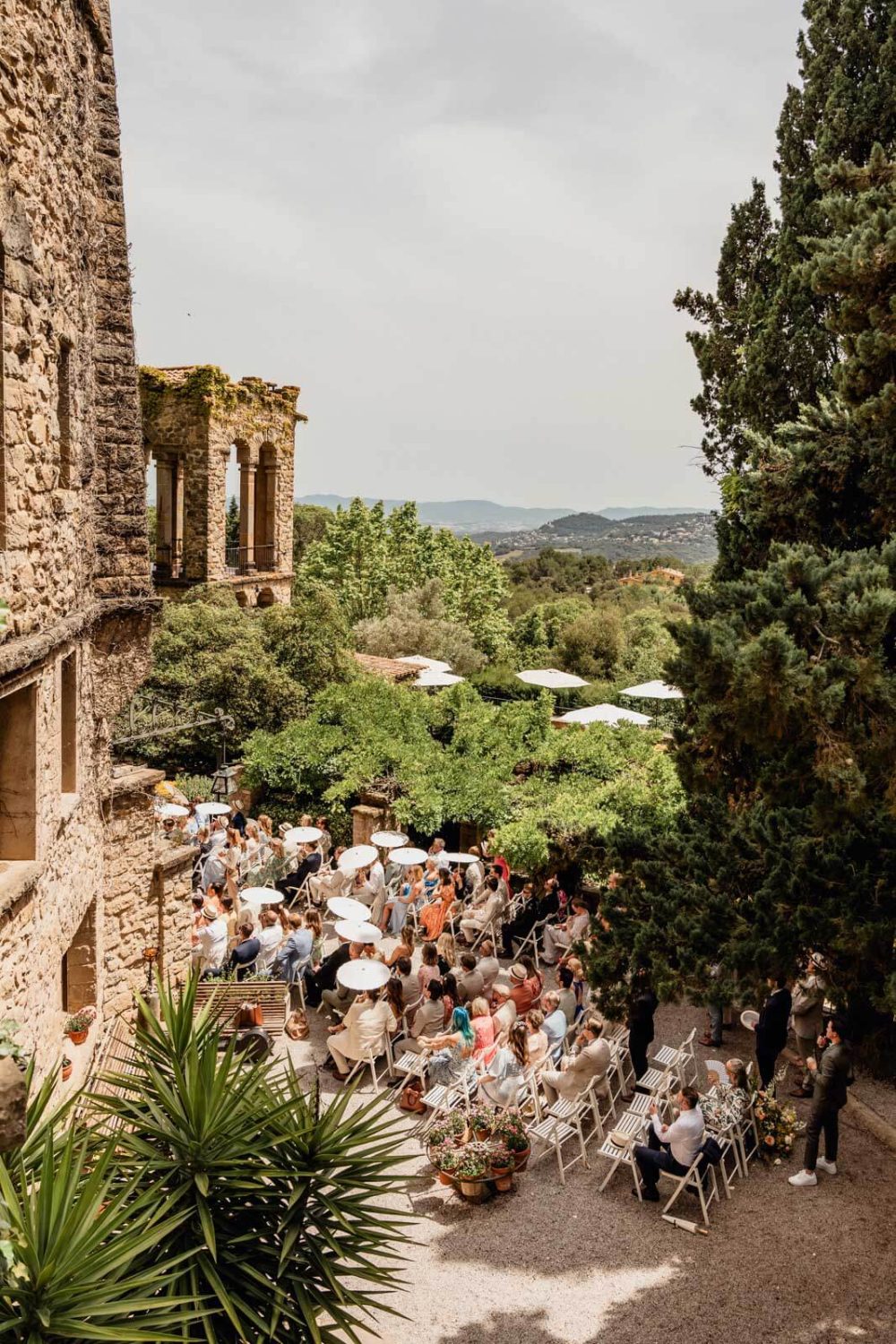 Elegant Wedding Ceremony La Baronia Spain