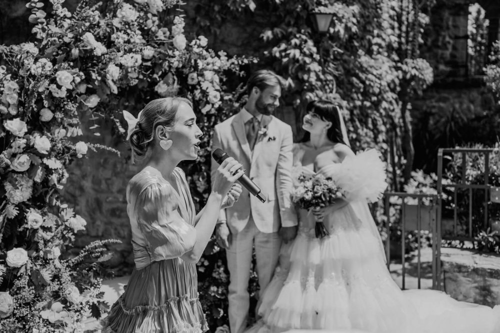 Elegant Wedding Ceremony La Baronia Spain