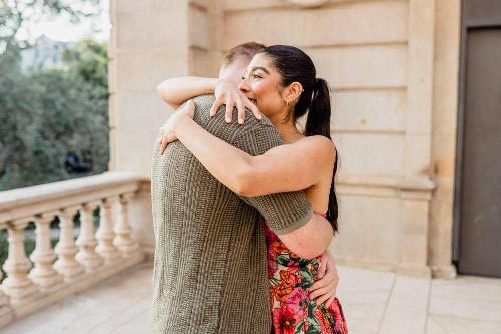 Surprise Marriage Proposal Barcelona Ciutadella Park