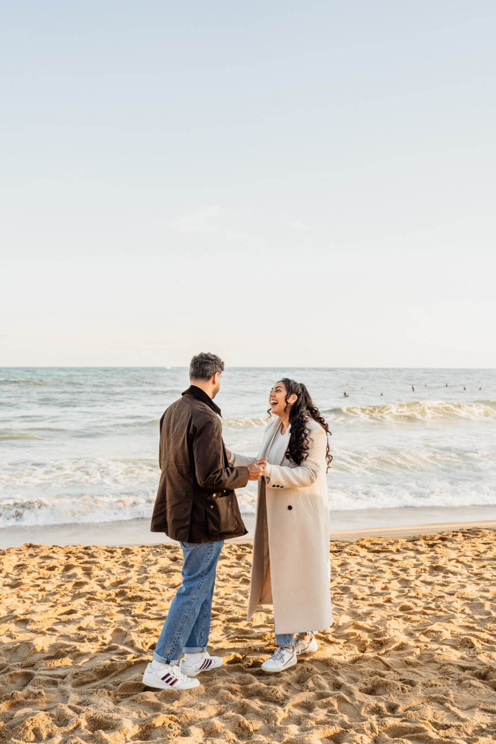 Marriage proposal Photographer beach Barcelona