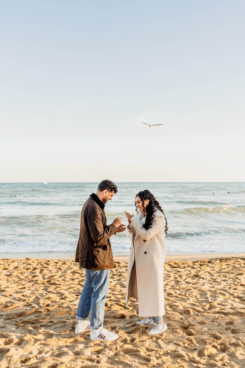 Marriage proposal Photographer beach Barcelona