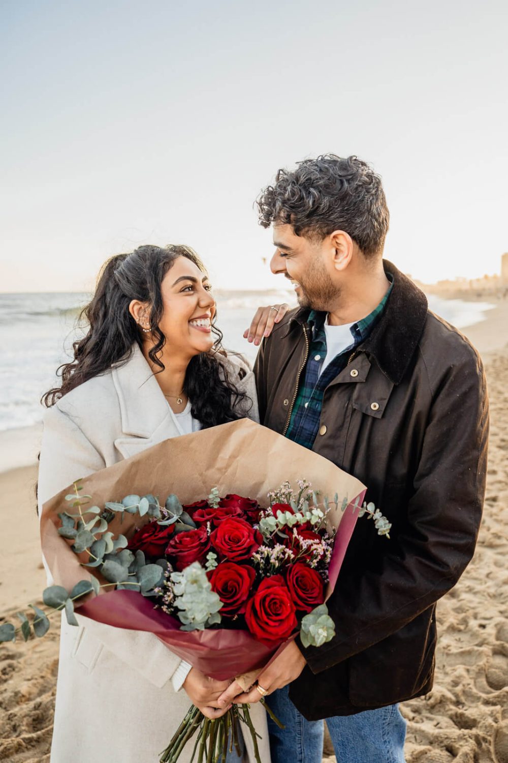 Marriage proposal Photographer beach Barcelona