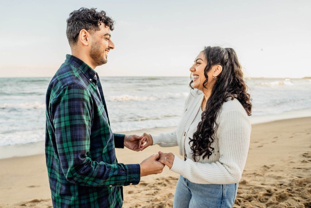 Marriage proposal Photographer beach Barcelona