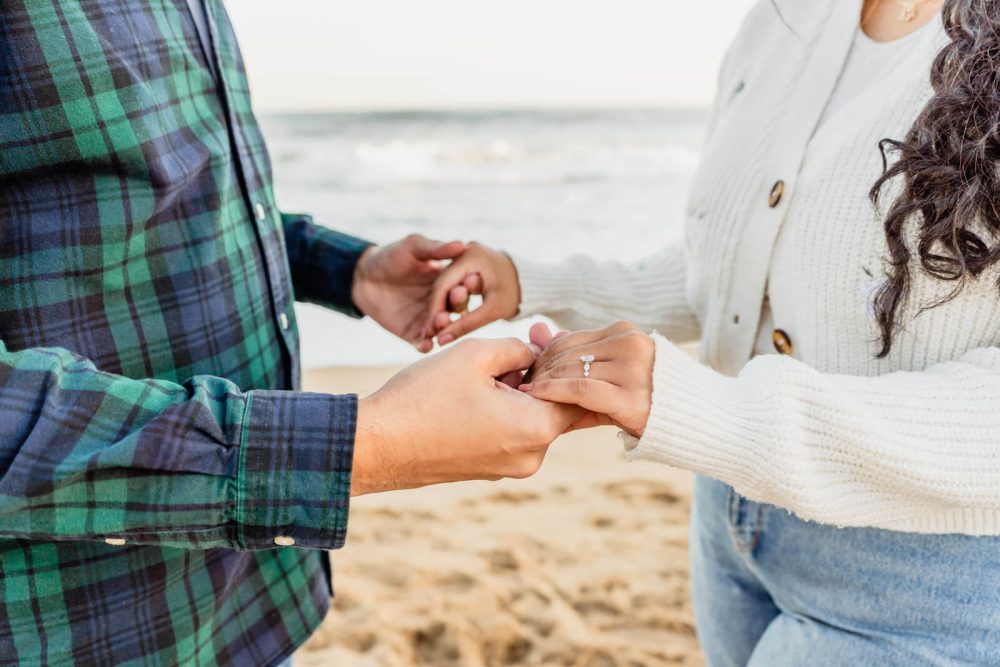 Marriage proposal Photographer beach Barcelona