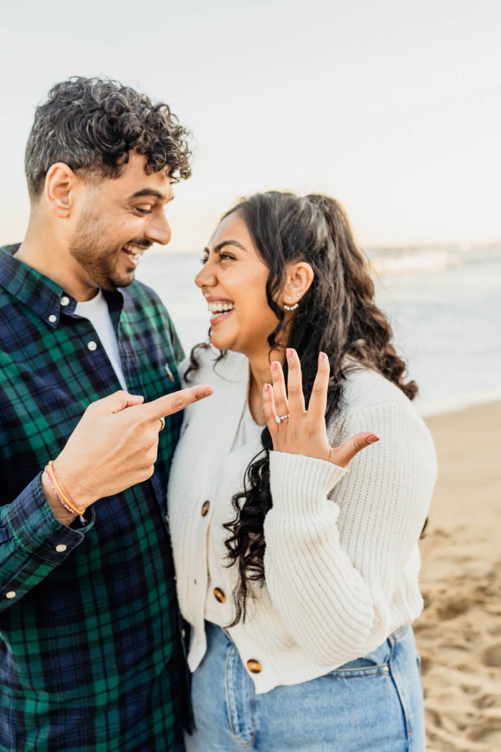 Proposal Photographer Engagement beach Barcelona