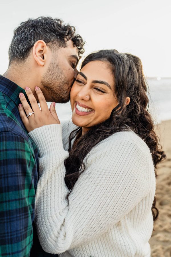 Proposal Photographer Engagement beach Barcelona
