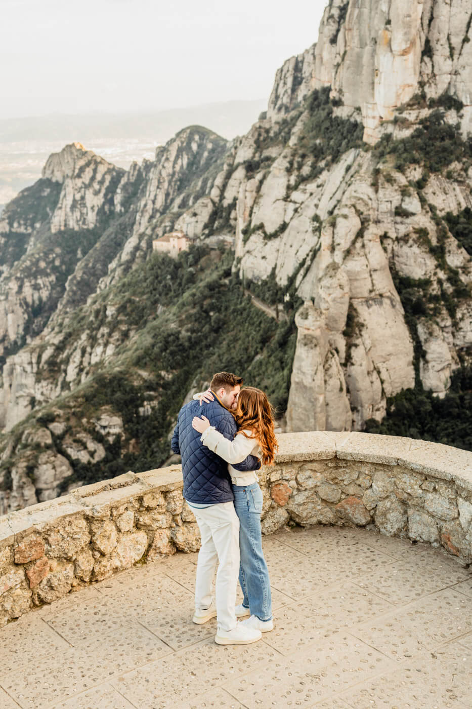 Marriage Proposal Photographer Barcelona Montserrat Mountain