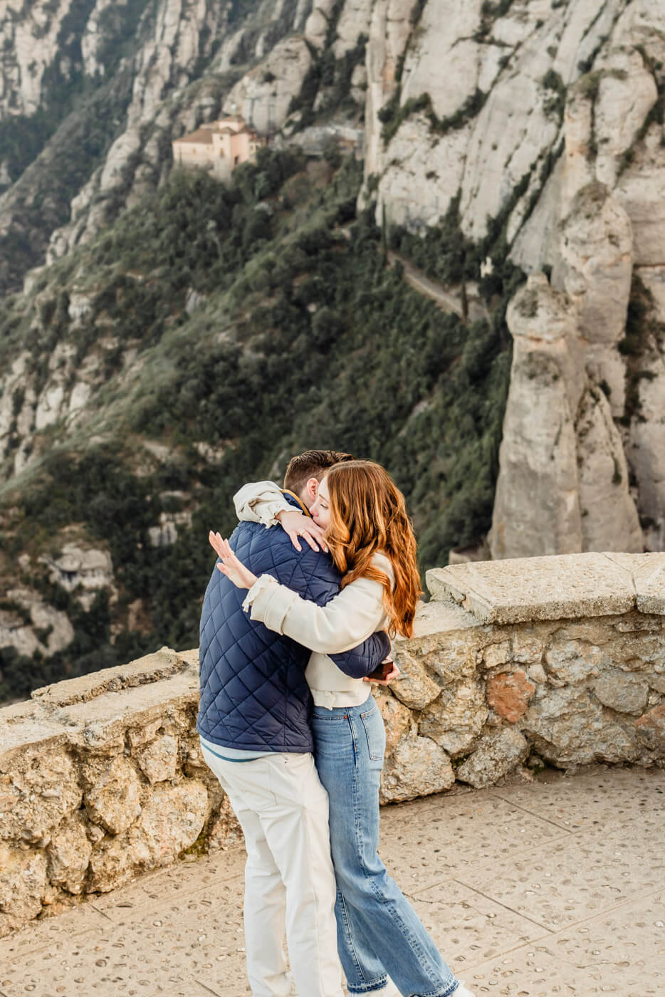 Marriage Proposal Photographer Barcelona Montserrat Mountain
