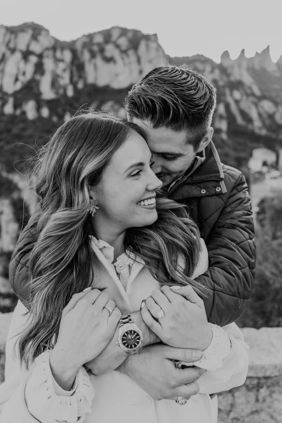 Marriage Proposal Photographer Barcelona Montserrat Mountain