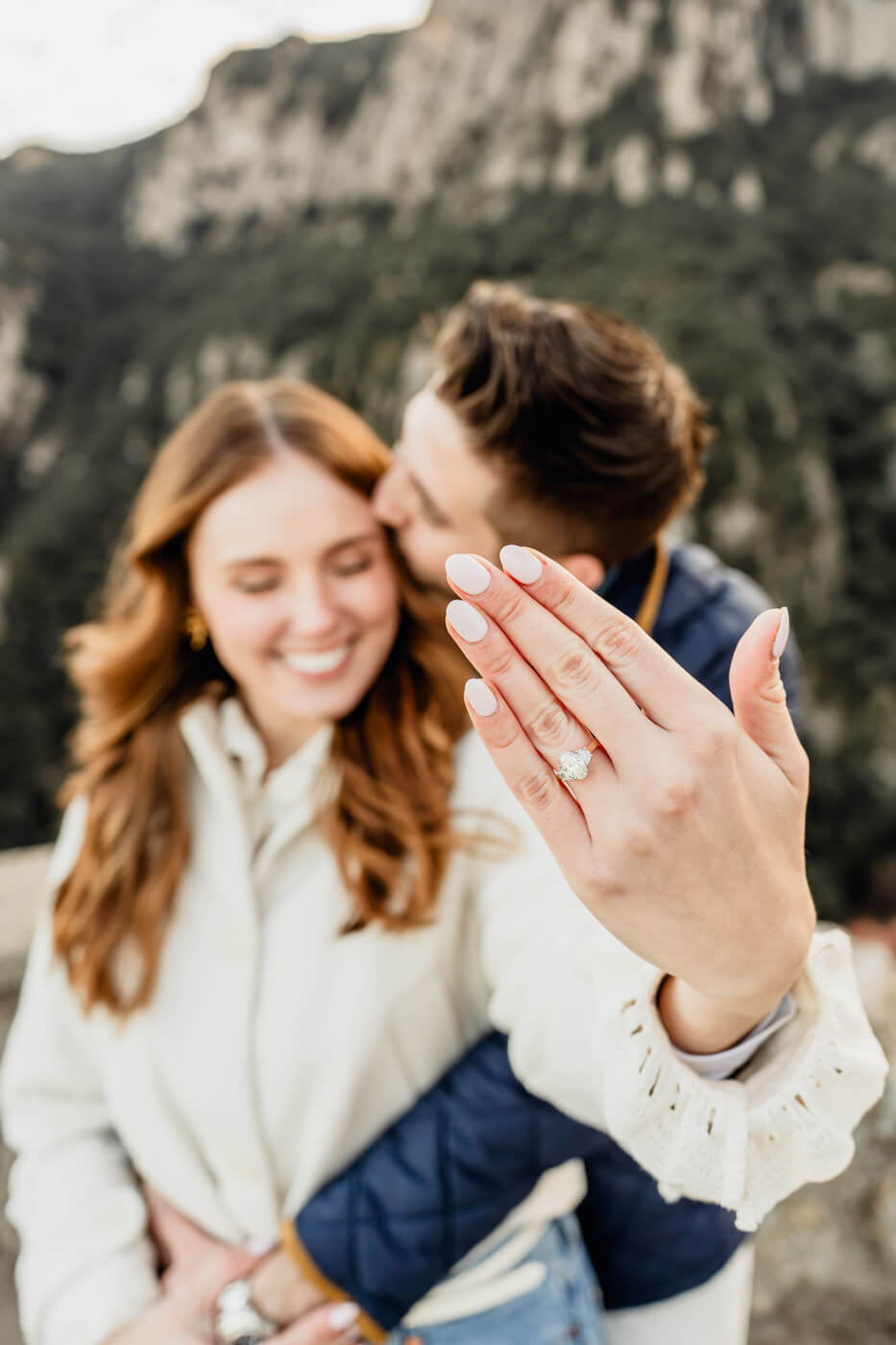 Marriage Proposal Photographer Barcelona Montserrat Mountain