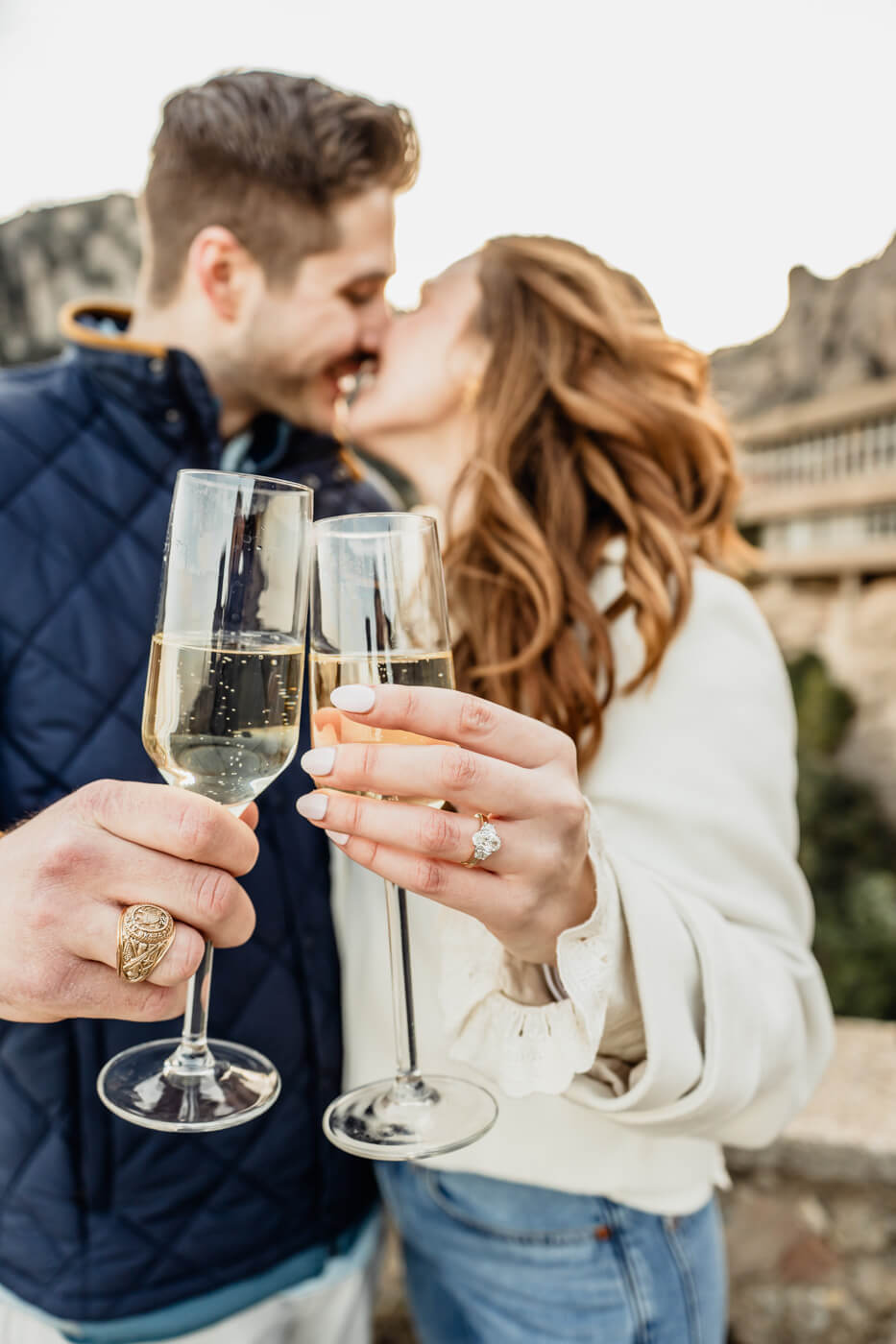 Marriage Proposal Photographer Barcelona Montserrat Mountain
