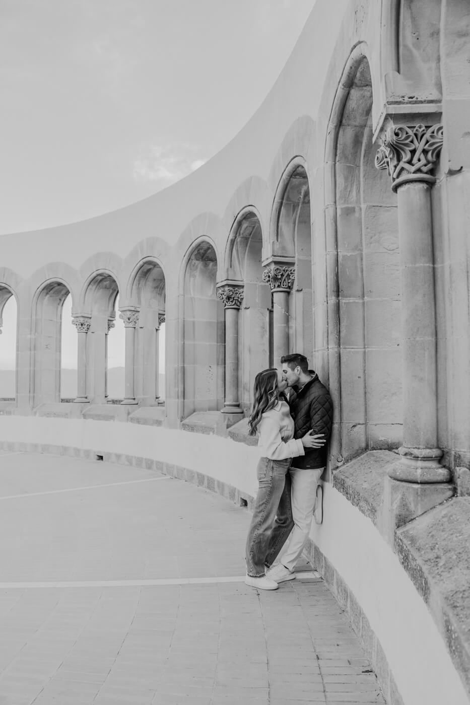 Romantic Marriage Proposal Montserrat Mountains