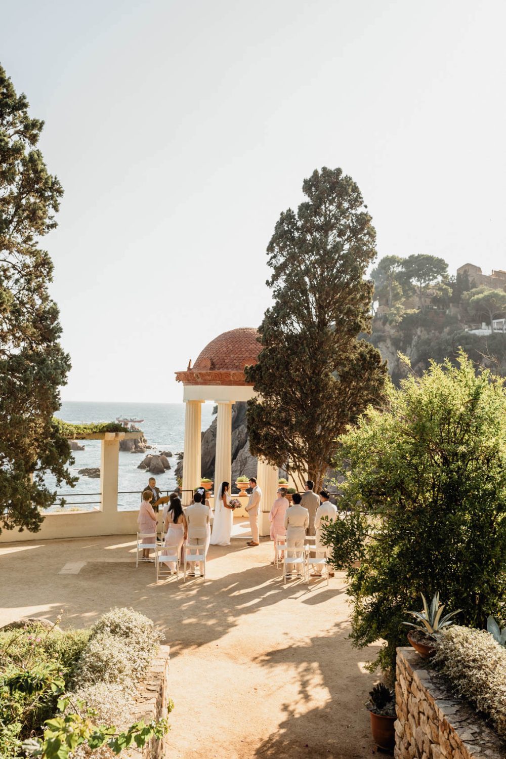 Fotografa Boda Barcelona Jardin Botanico Marimurtra
