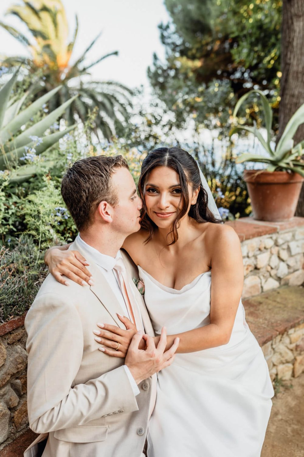 Fotografa Boda Barcelona Jardin Botanico Marimurtra