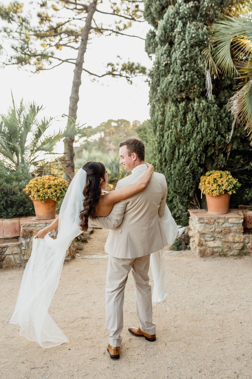Fotografa Boda Barcelona Jardin Botanico Marimurtra