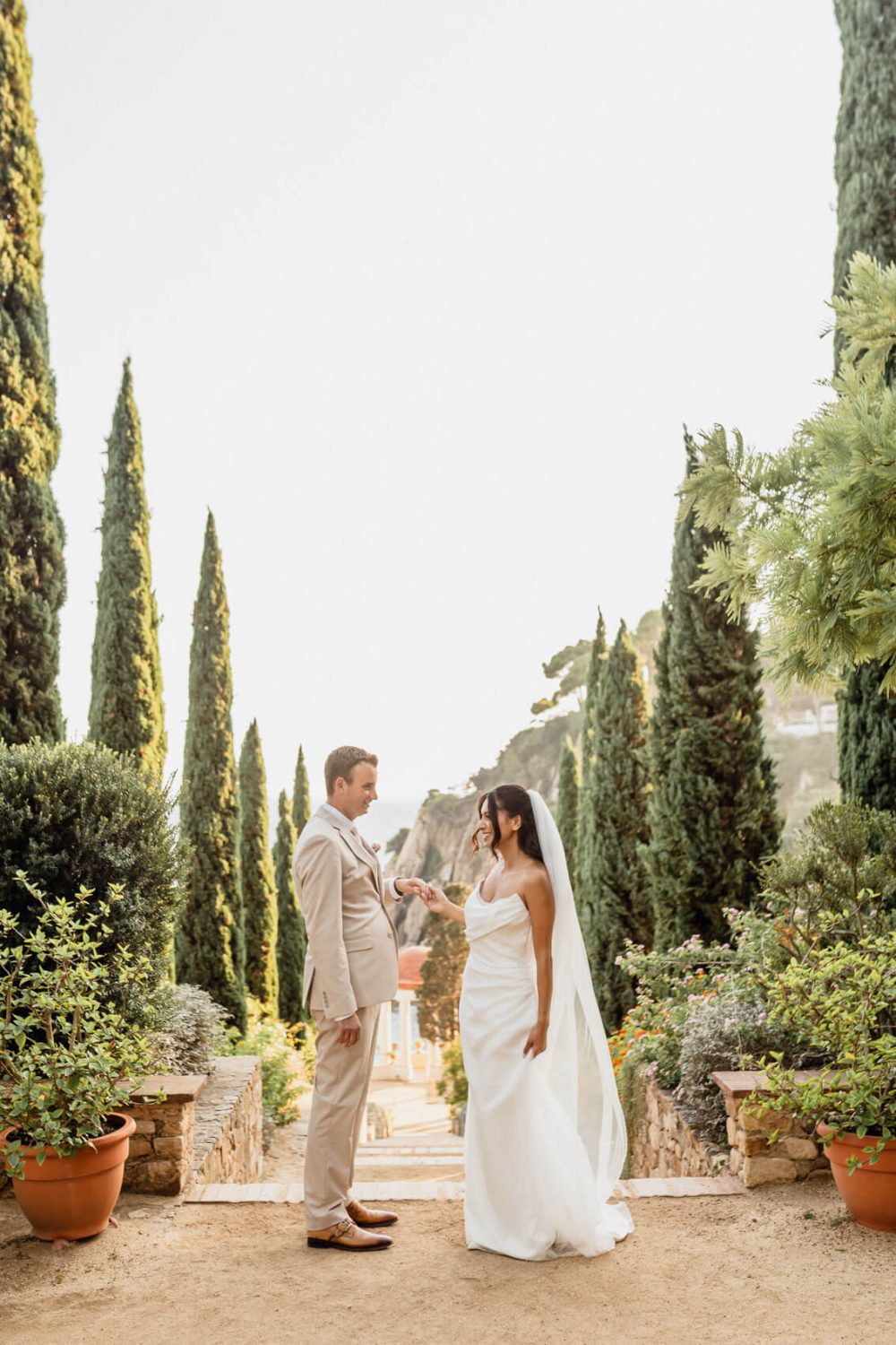 Destination Wedding Barcelona Marimurtra Garden